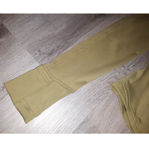 Lululemon InStill Full Zip Jacket Bronze Green Size 6 Activewear Running Yoga - Picture 7 of 14